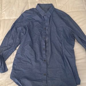 Beautiful blue lululemon long sleeve button up